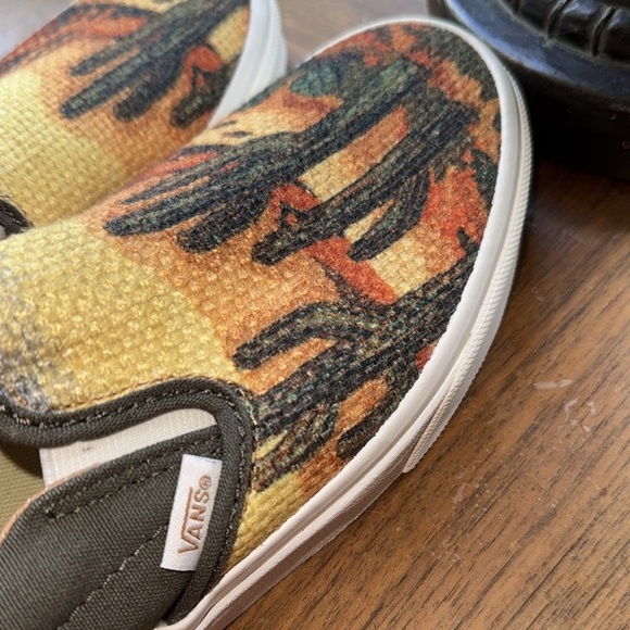 Vans sneakers NEW cactus southwestern men’s 5.5 women’s 7 NEW cali tapestry - Picture 5 of 6